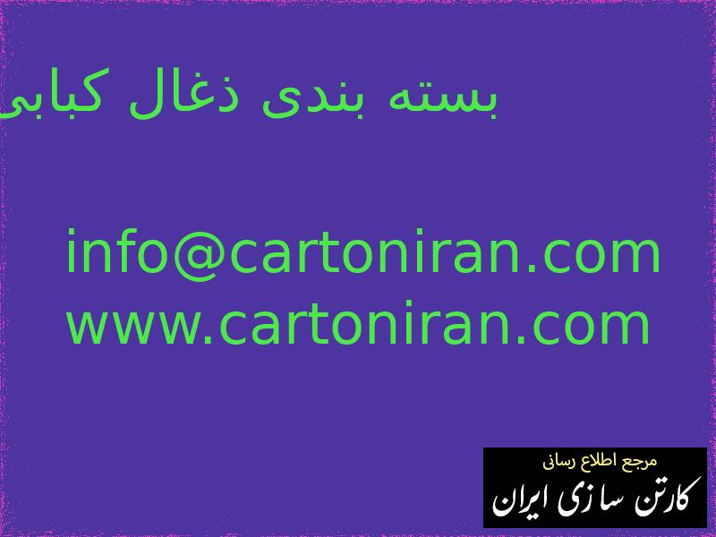 بسته بندی ذغال کبابی