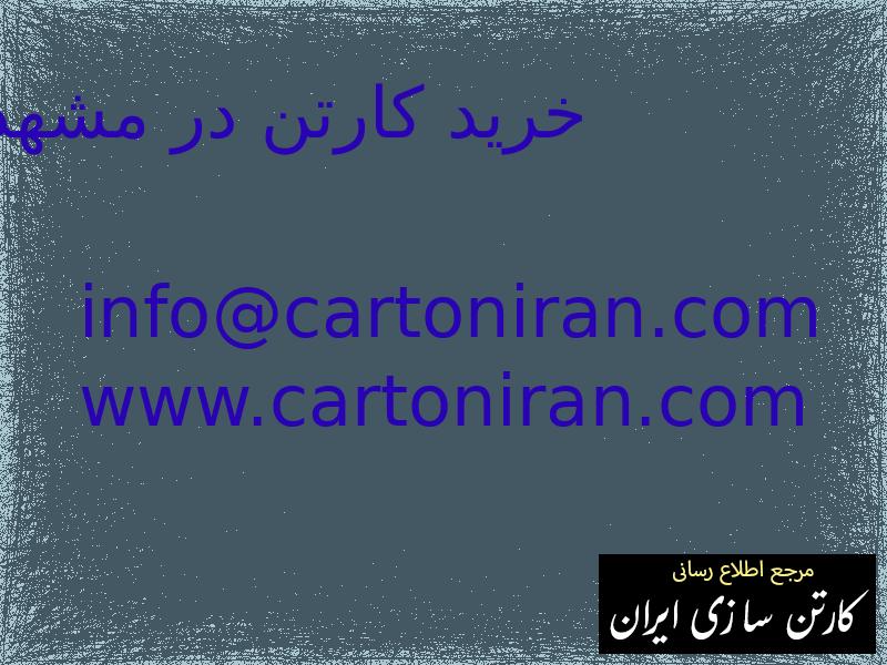 خرید کارتن در مشهد