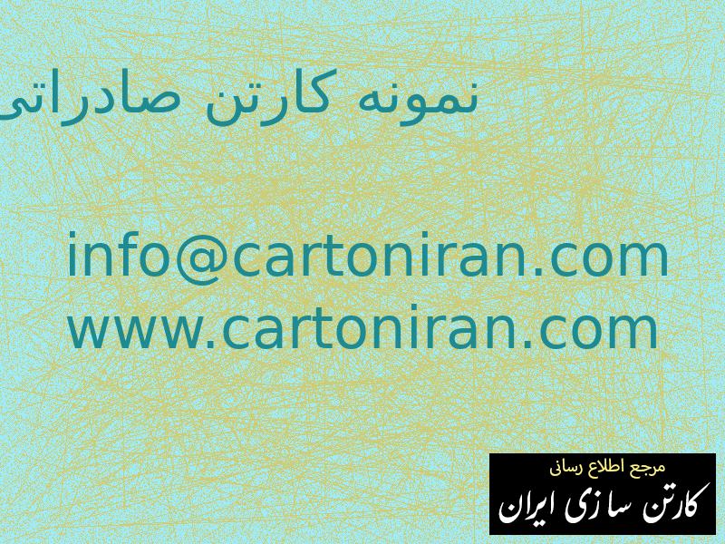 نمونه کارتن صادراتی