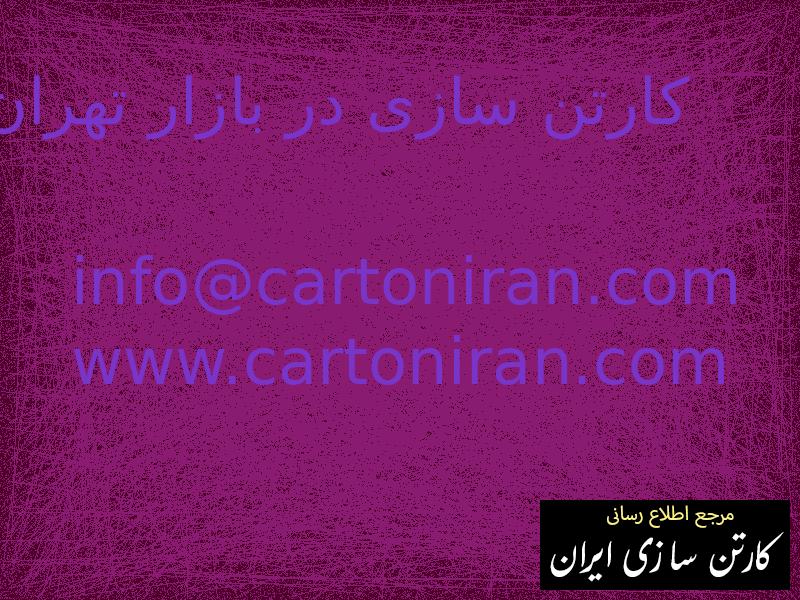 کارتن سازی در بازار تهران