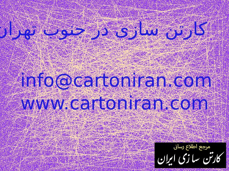 کارتن سازی در جنوب تهران